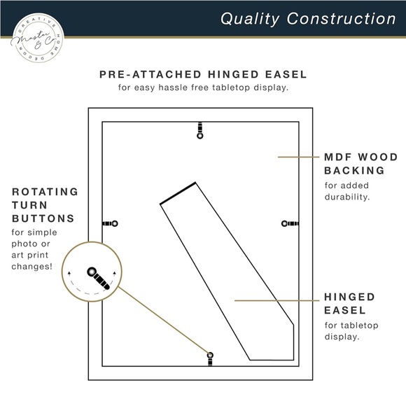 Gold Picture Frame NEW - Picture 4 of 6